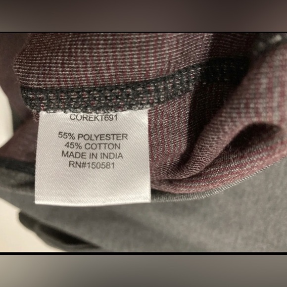 Flag & Anthem Mens Quarter Zip Sweater Pullover Medium Dark Grey Mid-Weight NWT - Picture 8 of 11